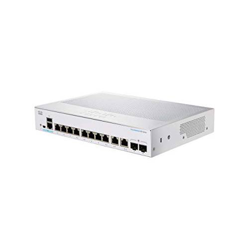 Cisco 비지니스 CBS250-8T-E-2G 스마트 스위치 | 8 포트 GE Ext PS | 2x1G 콤보 | 리미티드 라이프타임 프로텍트 (CBS250-8T-E-2G-NA)
