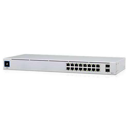 Ubiquiti Networks UniFi USW-16-POE Gen2 Configurable 16-Port 기가비트 PoE 이더넷 스위치 SFP