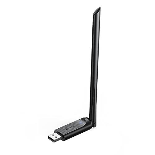 UGREEN AC650 USB 와이파이 어댑터 PC 데스크탑 6dBi 안테나 2.4GHz 5GHz 듀얼밴드 무선 어댑터 USB 컴퓨터 네트워크 동글 호환가능한 윈도우 11 10 8.1 8 7, 리눅스 2.6.18-5.3