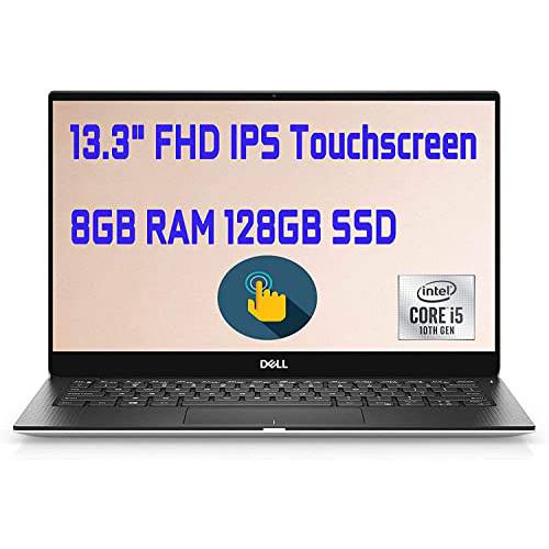 Dell XPS 13 7390 노트북 컴퓨터 13.3 FHD IPS 터치스크린 Intel Quad-Core i5-10210U (Beats i7-8550U) 8GB DDR4 128GB PCIe SSD 백라이트 KB FP MaxxAudio Win 10