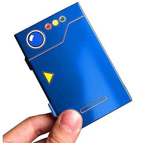 SpunKo 프리미엄 게임 카드 케이스  닌텐도스위치,  휴대용& Thin, 알루미늄 게임 스토리지 카드 홀더 박스 적용가능한 6 게임 카드 (블루)