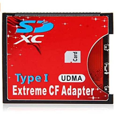 SDHC SDXC to CF 컴팩트 플래시 메모리 카드 어댑터 리더, 리더기 타입 I CF to SD 카드 컨버터, 변환기
