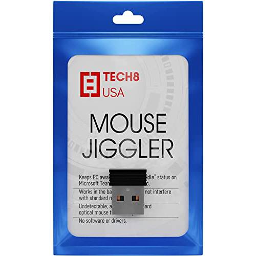 Tech8 USA, 감쪽같은 USB 마우스 Jiggler, Works in 배경, 유지 팀, 스카이프, Lync and PC 액티브, No 소프트웨어, Plug-and-Play, Texas Company