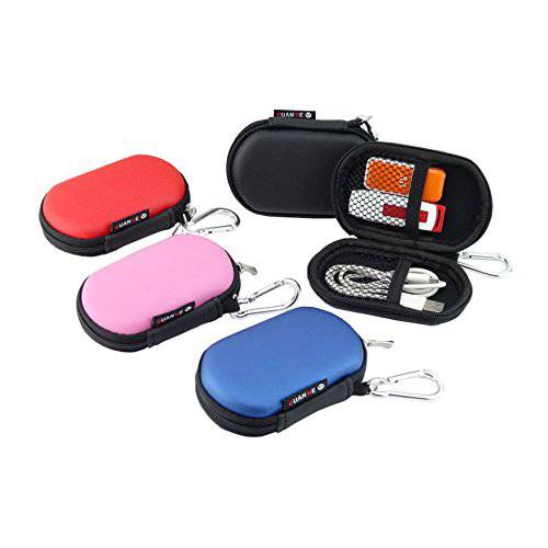 [ USB 플래시드라이브 케이스] - Lensfo Universial 휴대용 방수 충격방지 전자제품 악세사리 오거나이저,수납함,정리함 홀더/ USB 플래시드라이브 케이스 백 - 핑크