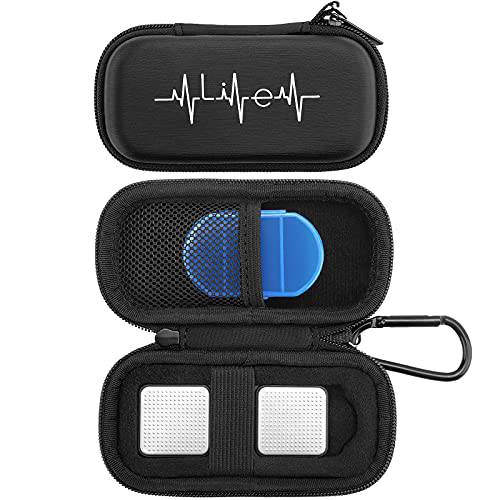 YINKE 케이스 AliveCor kardia 휴대용 Heart 모니터 EKG/ 무선 6-Lead EKG, 여행용 케이스 보호 커버 보관용가방 (블랙)