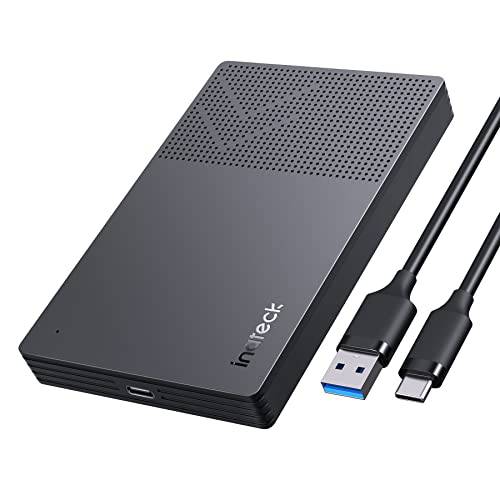 Inateck USB 3.2 세대 2 하드디스크 인클로저 2.5 인치 SSD and HDDs, Up to 6Gbps, UASP, FE2014
