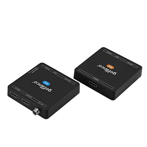 gofanco 4K 30Hz HDMI CAT6 롱 레인지 확장기  up to 328ft at 4K, Loopout, PoC, 듀얼 IR, EDID, 오토 Downscale, HDMI 1.4, HDCP 2.2, Near Zero 레이턴시, 라이트닝/ 서지/ ESD 프로텍트 (HD14Ext-100)