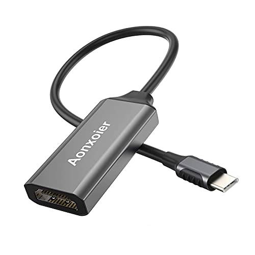 USB C to HDMI 어댑터 (4K@30Hz, 1080P@60Hz), USB Type-C to HDMI 어댑터 [썬더볼트 3 호환가능한] 호환가능한 맥북 프로, 삼성 갤럭시 S9/ S8, 서피스 북 2, Dell XPS 13/ 15, Pixelbook More