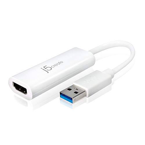 j5create USB to HDMI Multi-Monitor 어댑터 지원S 1080p 2048 x 1152 @ 32 팁 | USB 3.0 2.0 지원 | 어댑터 is 호환가능한 Both Mac&  윈도우