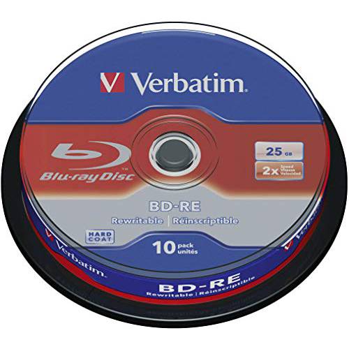 Verbatim BD-RE 25GB 2X 브랜드 서피스 - 10pk Spindle