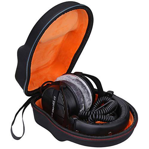 Mchoi 하드 휴대용 케이스 호환가능한 베이어다이나믹 459038 DT 990 프로/ DT 770 프로 오픈 스튜디오 Headphone(Case Only)