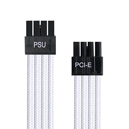 PCIE 케이블 커세어, 65cm PCIE 파워 케이블 써멀테이크 ARESGAME, Male to Male PSU 8 핀 to 6+ 2 핀 Sleeved 모듈식 GPU 케이블