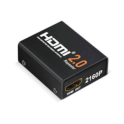 4K2K 1080P 3D HDMI 부스터, JerGO HDMI 2.0 신호 앰프 리피터 부스트 Up to 200ft 전송 거리 18Gbps 대역폭 HDTV, PS4, 오큘러스 and More (HDMI 2.0)
