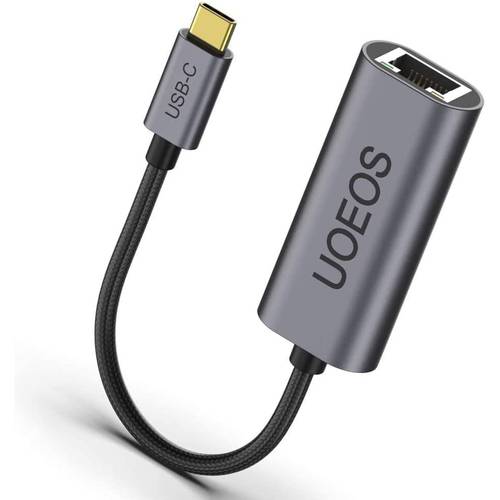 USB C to 랜포트, USB C to RJ45 랜 기가비트 이더넷 네트워크 10/ 100/ 1000 Mbps, 호환가능한 Mac 북, 맥북 에어, 삼성, and More Type-c 디바이스, 이더넷 to USB C