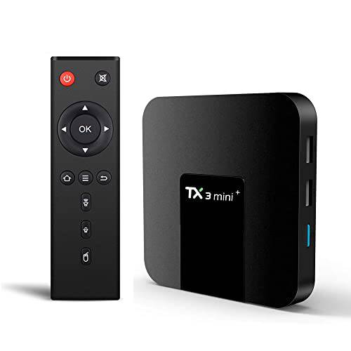 TX3 미니+ 스마트 안드로이드 TV 박스 안드로이드 11 TV 박스 2GB 램/ 16GB ROM Amlogic S905W2 쿼드코어 64 팁 2.4G/ 5G 와이파이 스마트 4K TV 박스 - 모델 No.: TX3mini+ 2GB 16GB