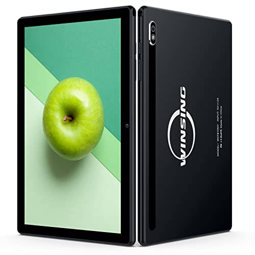 태블릿, 태블릿PC 안드로이드 10.0, 2022 안드로이드 태블릿, 태블릿PC 10.1 빌트인 32GB 스토리지 (128GB 확장 Via SD 카드), 롱 배터리 Life, 와이파이, 블루투스 4.2 블랙