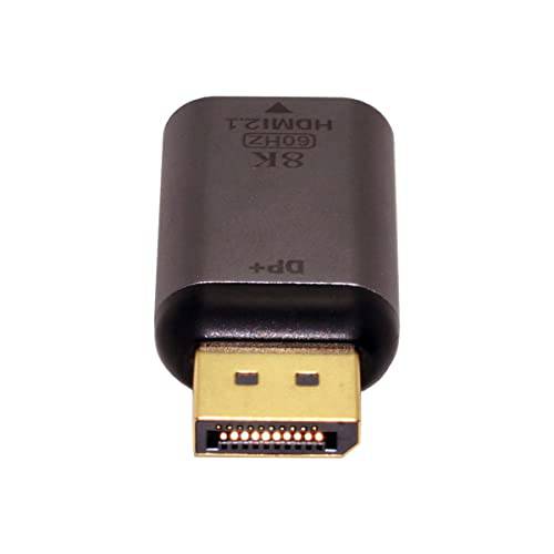 Cablecc DisplayPort,DP 1.4 Source to HDMI 2.0 디스플레이 8K 60hz UHD 4K DP to HDMI Male 모니터 어댑터 커넥터