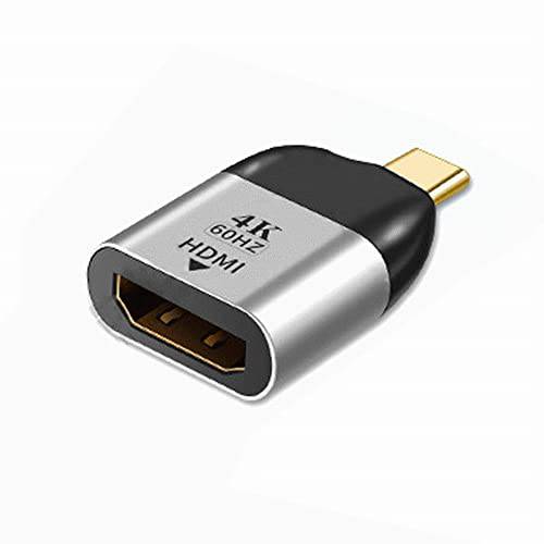 Xiwai 타입 C to HDMI 컨버터, 변환기 USB-C HDTV 어댑터 4K 60hz 1080p  태블릿, 태블릿PC&  폰&  노트북