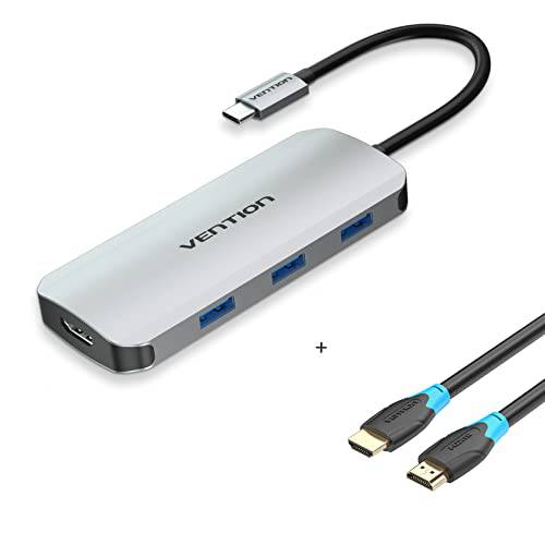 VENTION 7 in 1 USB C 허브 and 4K HDMI 케이블 6FT