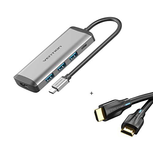 VENTION 5 in 1 USB C 허브 and 8K HDMI 케이블