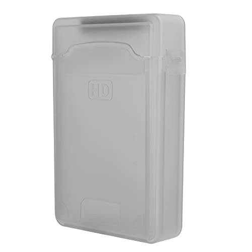 Kafuty-1 하드디스크 보호 박스, 3.5in HDD/ SSD 충격방지 Anti-Static 방진 투명 스토리지 케이스, 그린/ 레드/ 블루/ 화이트/ 그레이 하드 디스크 보호 스토리지 Case(Grey)