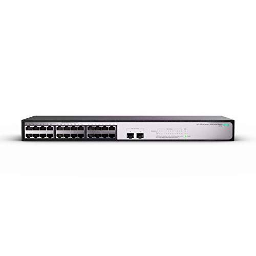 HPE OfficeConnect 1420 24-Port Gig Unmanaged Switch-24 x GE 10/ 100/ 1000+ 2 1G/ 10G SFP+ (JH018AABA)