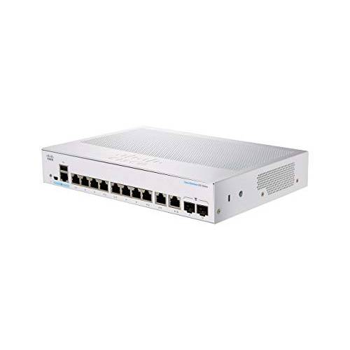 Cisco 비지니스 CBS350-8P-2G Managed 스위치 | 8 포트 GE | PoE | 2x1G 콤보 | 리미티드 라이프타임 프로텍트 (CBS350-8P-2G-NA)