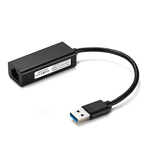 ANRANK USB 3.0 to 기가비트 이더넷 네트워크 어댑터 1000Mbps 맥북 에어/ PC 노트북