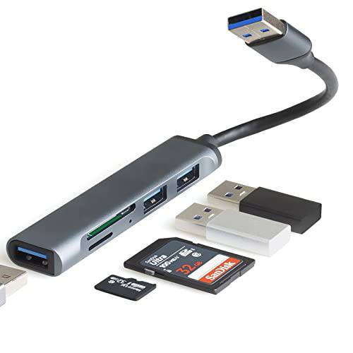 USB3 to SD 카드 리더, 리더기, USB 허브 마이크로 SD 메모리 카드 리더, 리더기, USB 3.0 to SD 카드 리더, 리더기 어댑터 2TB 용량 맥북 카메라 안드로이드 윈도우 리눅스 (YC-805A)
