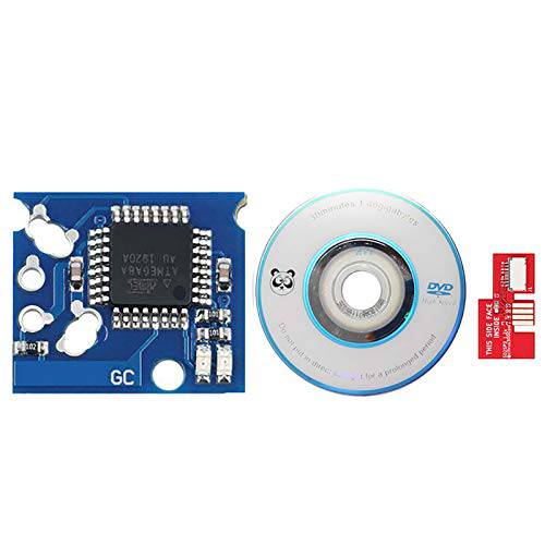 칩 SD2SP2 마이크로 SD 카드 어댑터 미니 디스크 DVD 키트 NGC 게임 악세사리 (레드)