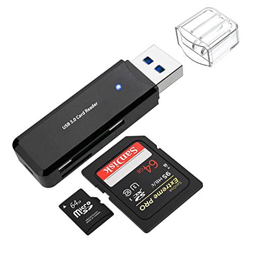 SD 카드 리더, 리더기, USB 3.0 to SD/ 마이크로 SD 카드 어댑터 SDXC, SDHC, SD, MMC, RS-MMC, 마이크로 SDXC, 마이크로 SD, 마이크로 SDHC 카드, and UHS-I 카드