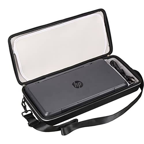 FBLFOBELI 하드 스토리지 Carry 케이스 HP OfficeJet 200 휴대용 프린터  무선&  휴대용 인쇄 CZ993A, EVA 보호 여행용 백 충격방지 탈부착가능 숄더 스트랩 (케이스 Only)