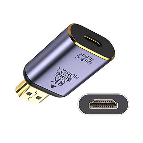 Xiwai USB-C 타입 C Female Source to HDMI 싱크대 HDTV 어댑터 8K@60hz 4K@120hz  태블릿, 태블릿PC&  폰&  노트북