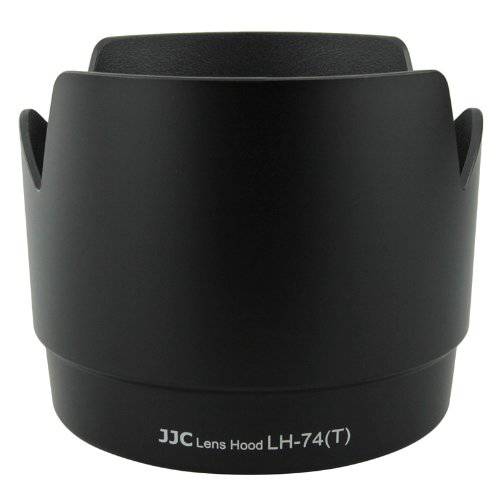 JJC 프로페셔널 LH74T 블랙 Tulip Flower 렌즈 후드 호환 캐논 70-200mm F 4 렌즈 Replaces 캐논 ET-74 ET74