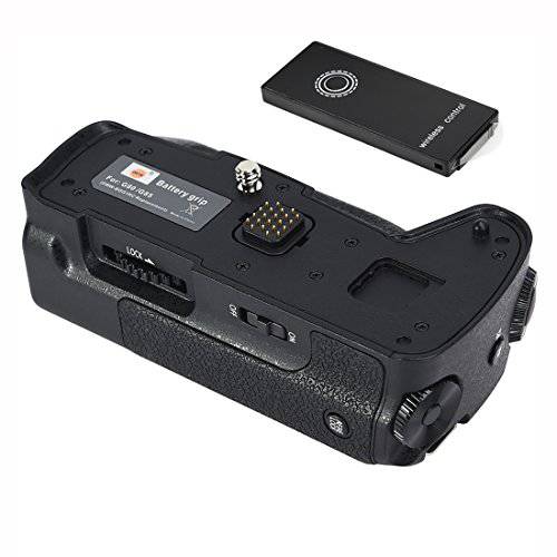 DSTE 프로 무선 리모컨, 원격 DMW-BGG1 버티컬 배터리 그립 for 파나소닉 루믹스 DMC-G80 DMC-G85 G80 G85 디지털 카메라 as DMW-BLC12