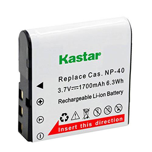 Kastar Li-Ion 배터리 NP-40 for HP V5060H, HP V5061U 디지털 캠코더