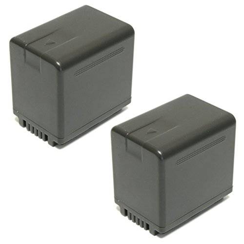 Wasabi 파워 배터리 (2-Pack) for 파나소닉 VW-VBT380 and 파나소닉 HC-V250, HC-V380, HC-V510, HC-V520, HC-V710, HC-V720, HC-V750, HC-V770, HC-VX870, HC-VX981K, HC-WXF991K