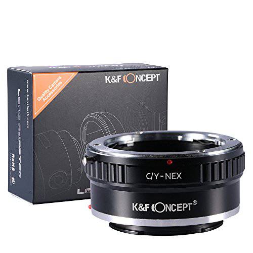 K& F Concept 렌즈 마운트 Adapter, Contax/ 야시카 (C/ Y) 렌즈 to 소니 Alpha NEX E-Mount 카메라