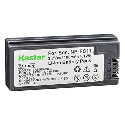 Kastar NP-FC11 교체용 디지털 카메라 배터리 for 소니 NP-FC10 NP-FC11 and 소니 DSC-P2, DSC-P3, DSC-P5, DSC-P7, DSC-P8, DSC-P9, DSC-P10, DSC-V1 카메라