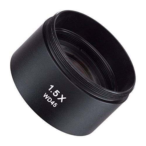 AmScope SM15 1.5X Barlow 렌즈 for SM and/ or SW 스테레오 Microscopes (48mm)