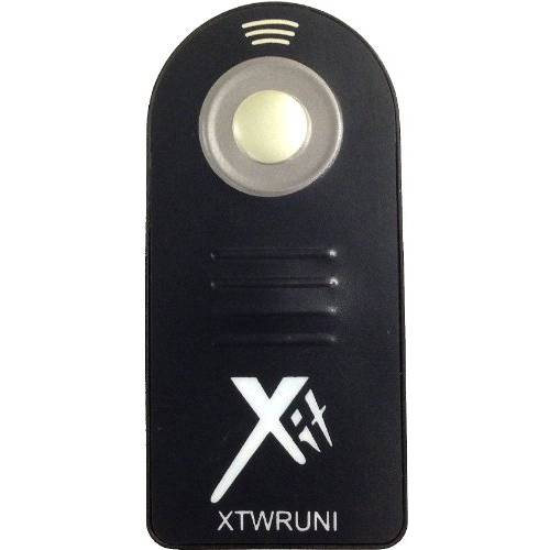 Xit XTWRUNI 무선 범용 리모컨, 원격 for Canon/ Nikon/ Sony/ 올림푸스 and Pentax DSLR 카메라 (Black)