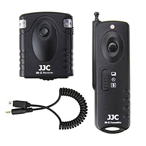 무선 셔터 리모컨, 원격 JJC 원격 셔터 릴리즈 컨트롤러 for Nikon D3100 D3200 D3300 D5000 D5100 D5200 D5300 D5500 D5600 D7000 D7100 D7200 D7500 D750 D610 D600 D90 Df P7800 P7700