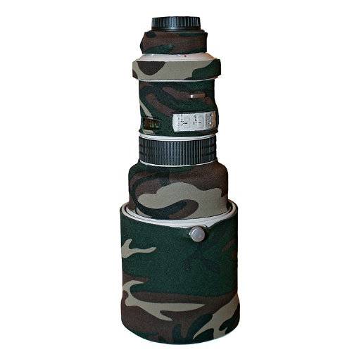LensCoat 렌즈 커버 for 캐논 400 DO Camouflage Neoprene 카메라 렌즈 프로텍트 (Forest 그린 Camo)