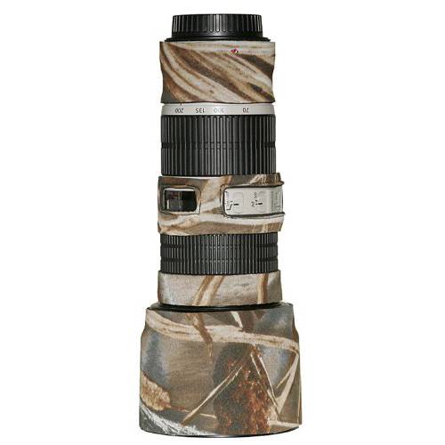 LensCoat 렌즈 커버 for 캐논 70-200IS f/ 4 camouflage neoprene 카메라 렌즈 프로텍트 (Realtree Max4 HD)