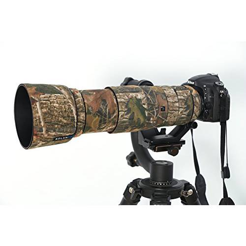 ROLANPRO 10 New 브라운 Jungle 카모 렌즈 의류,속옷,신발,양말 Camouflage 방수 커버 for Nikon AF-S 200-500mm f/ 5.6E FL ED VR 카메라 렌즈 프로텍트 슬리브