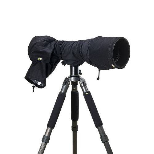 LensCoat 비옷 프로 (블랙) 카메라 렌즈 방수 슬리브 커버 Camouflage 프로텍트 LCRCPBK