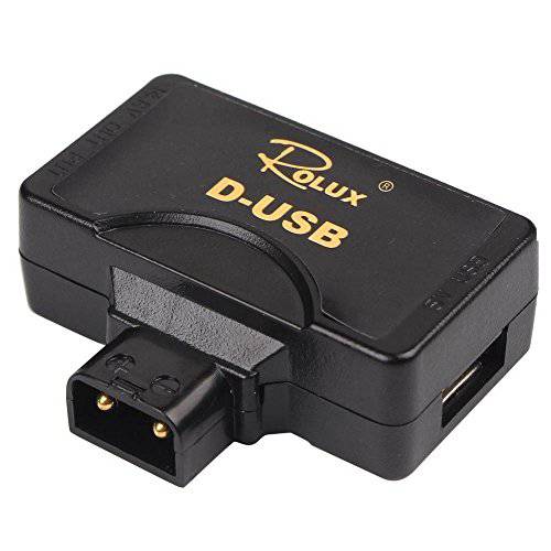 Rolux D-Tap P-Tap To USB 어댑터 커넥터 5V For Anton/ 소니 V-mount 카메라 배터리