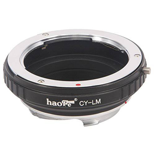 Haoge 렌즈 마운트 어댑터 for Contax/ 야시카 C/ Y CY 렌즈 to 라이카 MLM마운트 카메라 Such as M240, M240P, M262, M3, M2, M1, M4, M5, M6, MP, M7, M8, M9, M9-P, MMonochrom, M-E, M, M-P, M10, M-A