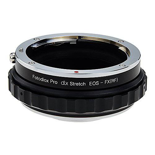 Fotodiox DLX 스트레치 렌즈 마운트 어댑터 - 캐논 EOS (EF/ EF-S) D/ SLR 렌즈 to 후지 X-Series 미러리스 카메라 바디 매크로 Focusing Helicoid and 마그네틱,자석 Drop-in 필터