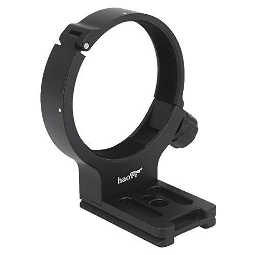 Haoge LMR-C100 렌즈 Collar 교체용 Foot 삼각대 마운트 링 D for 캐논 EF 100mm f/ 2.8L Macro is USM 렌즈 Built-in Arca Type 퀵 릴리즈 Plate